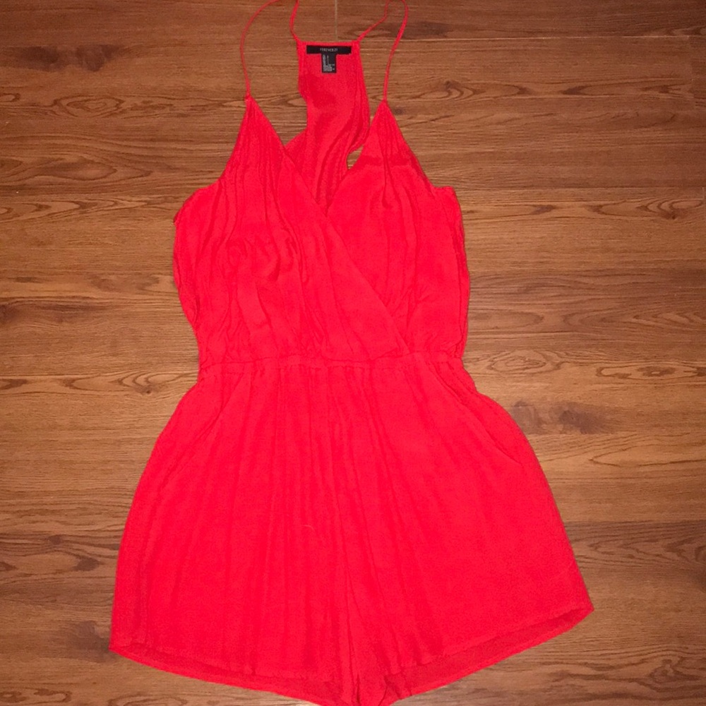 Red romper
